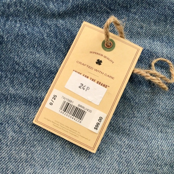 Lucky Brand Yellowstone Western Ranch Beth Dutton Denim Skirt Studded - Picture 11 of 12